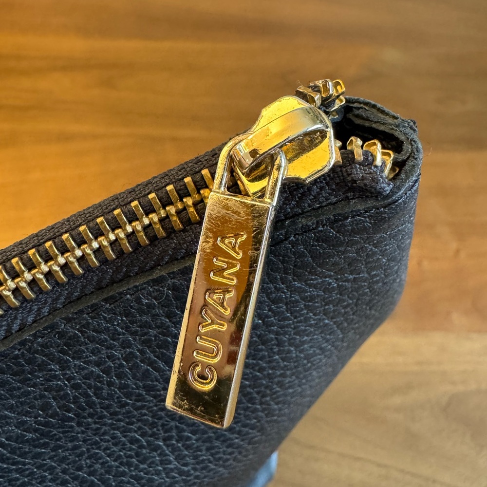 Leather Tote with Suede Insert - Picture 7 of 16